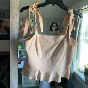 Gianni Bini tan top, size 10 (fits like medium)